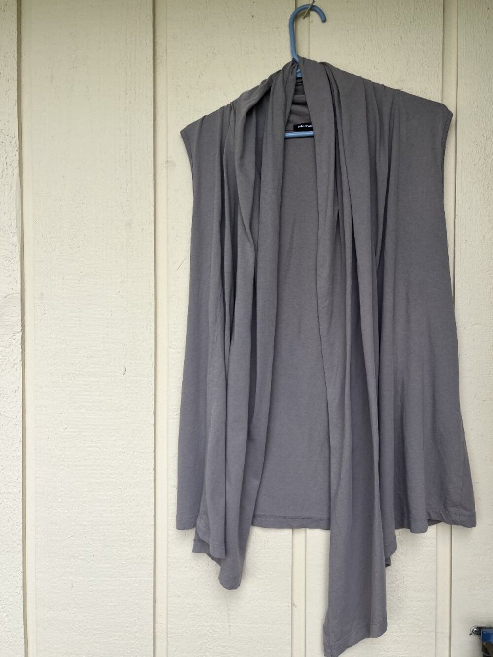 Alternative Apparel Rhoda Open Front Draped Cardigan Vest Size S
